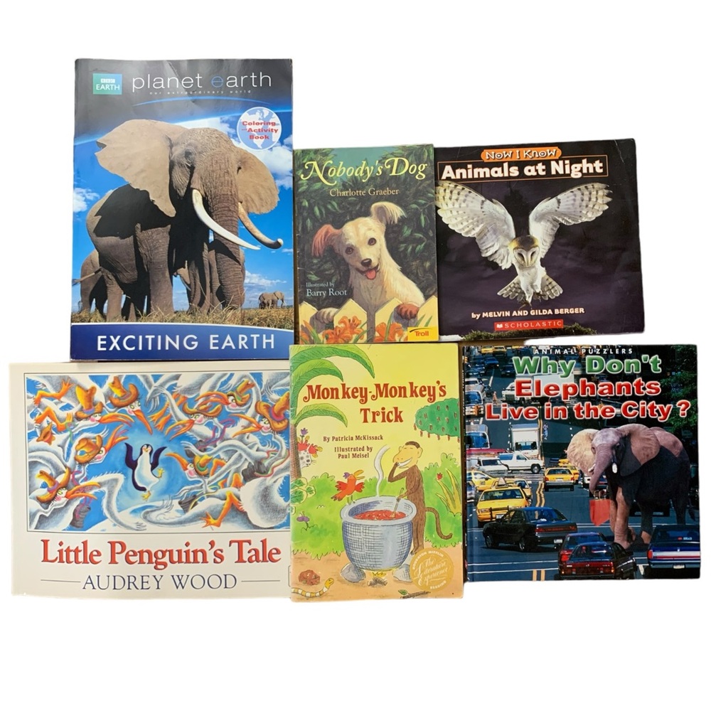 Kid’s Books Bundle Featuring Animals